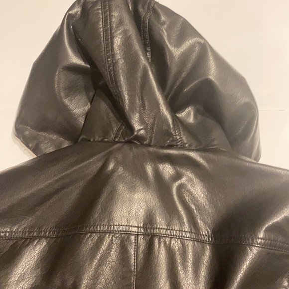 Levi’s Medium Brown Hooded Full Zip Bomber Jacket Coat T - Picture 5 of 16